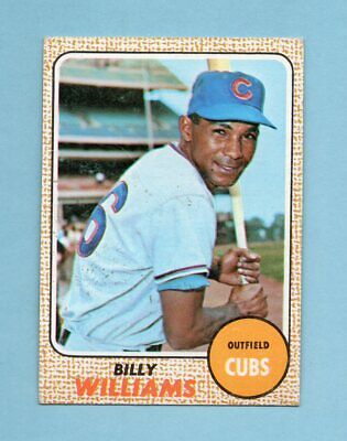 1968 Topps #37 Billy Williams Chicago Cubs Baseball Card EX wrk