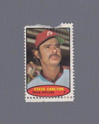 1974 Topps Stamp Steve Carlton Philadelphia Phillies Baseball Card  