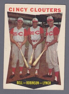 1960 Topps #352 Cincy Clouters Cincinnati Reds Baseball Card EX