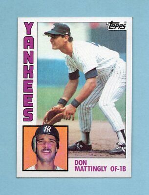 1984 Topps #8 Don Mattingly New York Yankees Rookie Baseball Card NM 