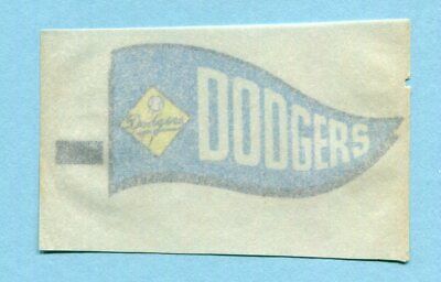 1966 Topps Rub-Off Los Angeles Dodgers Pennant