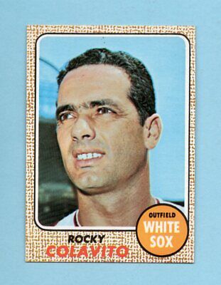 1968 Topps #99 Rocky Colavito Chicago White Sox Baseball Card NM 