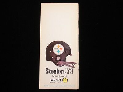 1973 Pittsburgh Steelers Football Media Guide