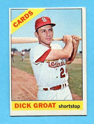 1966 Topps #103 Dick Goat St. Louis Cards No Traded Line Baseball Card Ex/Mt oc 