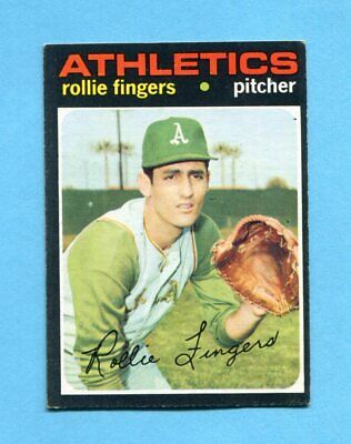 1971 Topps #384 Rollie Fingers Oakland A's Baseball Card EX