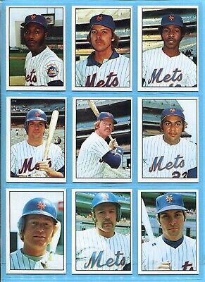 1975 SSPC New York Mets Complete Team Set of 22 Baseball Cards NM   