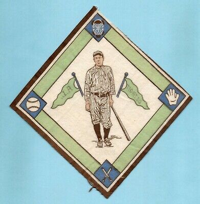 1914 B18 Blanket Tioga George Burns Detroit Tigers White Infield Variation  