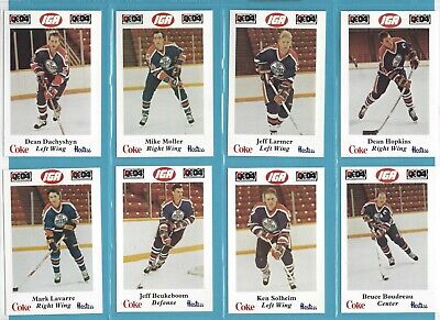 1985-86 Nova Scotia Oilers Set of 28 Hockey Cards