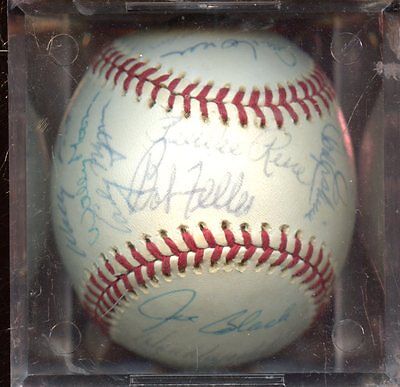 1950’s/1960’s Baseball Greats Signed ONL Feeney Baseball 20 Signatures