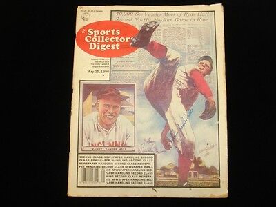 Johnny Vander Meer Autographed 1990 Sports Collectors Digest