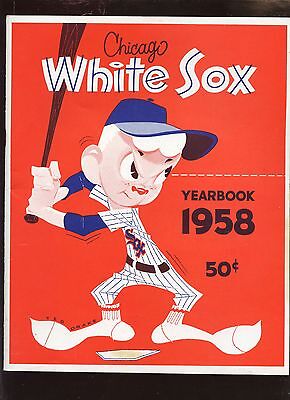 1958 Chicago White Sox Yearbook NRMT