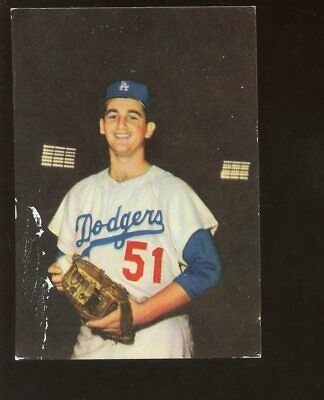 1960 Morrell Meats Los Angeles Dodgers Baseball Card Larry Sherry