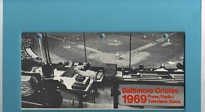 1969 Baltimore Orioles MLB Media Guide 