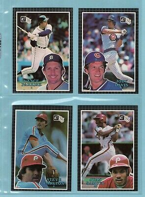 1985 Donruss Action All-Stars Complete Set of 60 Baseball Cards NM