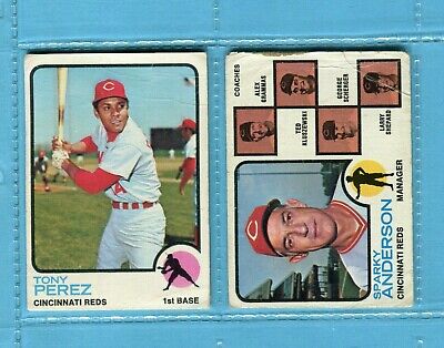 1973 Topps Lot of 20 Different Hall of Famer Baseball Cards Low Grade