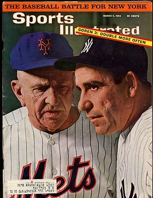 March 2 1964 Sports Illustrated Magazine With Casey Stengel & Yogi Berra Cove...