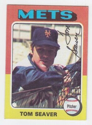 1975 Topps #370 Tom Seaver New York Mets Baseball Card EX+