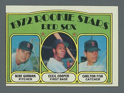 1972 Topps #79 Carlton Fisk Boston Red Sox Rookie Baseball Card Ex/Mt o/c