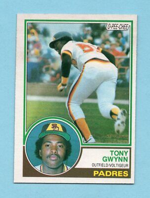 1983 O-Pee-Chee #143 Tony Gwynn San Diego Padres Rookie Baseball Card NM