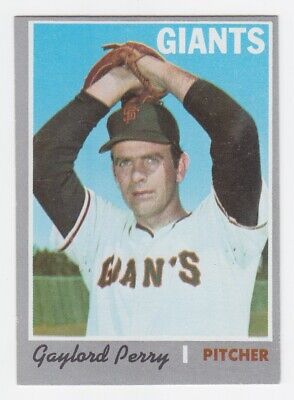 1970 Topps #560 Gaylord Perry San Francisco Giants Baseball Card NM bk o/c