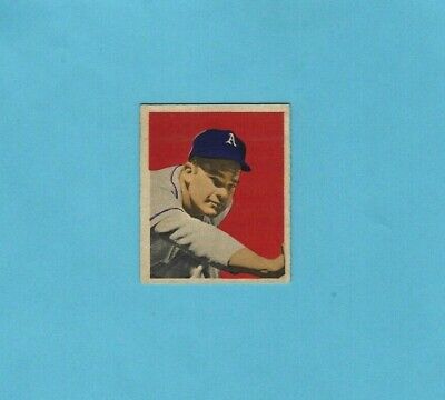 1949 Bowman #9 Ferris Fain Philadelphia Athletics Baseball Card EX+