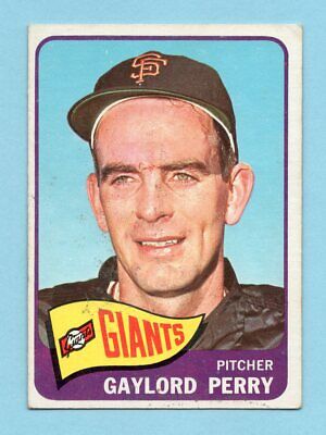 1965 Topps #193 Gaylord Perry San Francisco Giants Baseball Card EX    