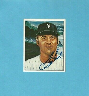 1983 TCMA 50 Years of Yankees All-Stars #48 Tom Tresh Autographed Baseball Card 