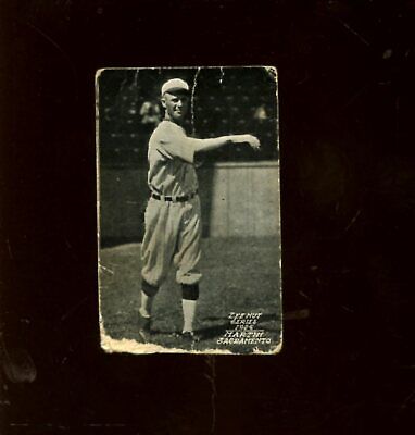 1926 Zee-Nut Pacific Coast League Baseball Card Martin Sacramento