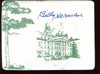 Billy Herman Autographed Hall of Fame Photo / Print Hologram