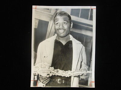 1952 Sugar Ray Robinson Middleweight Champion 6×8 Wire Photograph