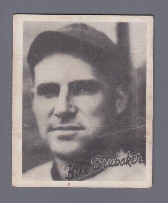 1936 Goudey (R322) Bill Brubaker Pittsburgh Pirates Baseball Card Low Grade db