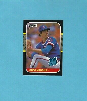 1987 Donruss #36 Greg Maddux Chicago Cubs Rookie Baseball Card  