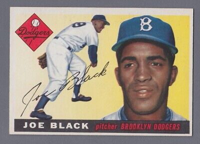 1955 Topps #156 Joe Black Brooklyn Dodgers Baseball Card NM