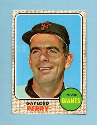 1968 Topps #85 Gaylord Perry San Francisco Giants Baseball Card Ex/Mt 