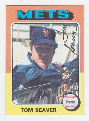 1975 Topps #370 Tom Seaver New York Mets Baseball Card Ex/Mt