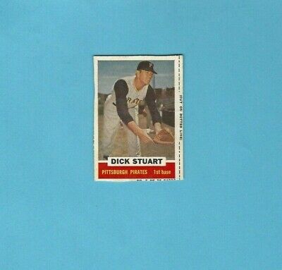 1960 Bazooka #6 Dick Stuart Pittsburgh Pirates Baseball Card  