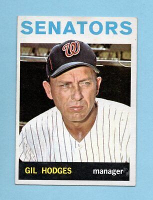 1964 Topps #547 Gil Hodges Wash Senators High Number Baseball Card EX        