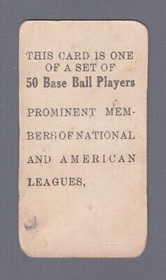 1909 E101 Bill Bergen Brooklyn Dodgers Baseball Card  