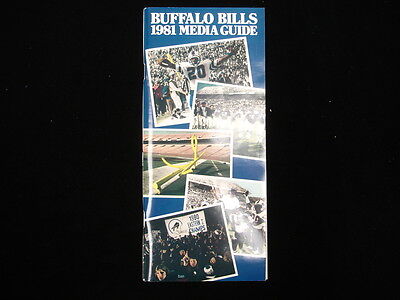 1981 Buffalo Bills NFL Media Guide