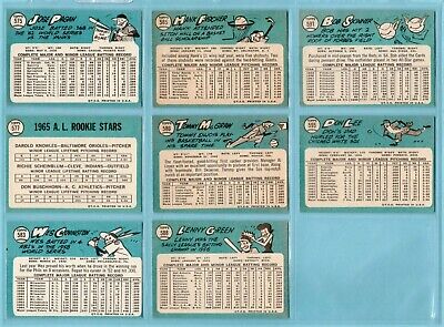 1965 Topps Lot of 26 Different Baseball Cards Ex/Mt    