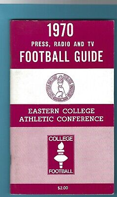 1970 Eastern College Athletic Conference Football Media Guide 