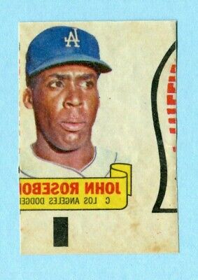 1966 Topps Rub-Off John Roseboro Los Angeles Dodgers