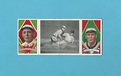 1912 T202 Hassan Triple Folder Elberfeld Gets His Man Elberfeld/Milan BB Card 