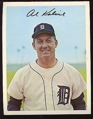 1967 Dexter Press Baseball Premium Photo Al Kaline EXMT/NRMT