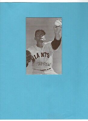 1947-66 Exhibit Bill O'Dell San Francisco Giants Baseball Card  