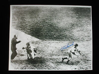 Tom Henrich NY Yankees Autographed 14″ x 11″ Photograph