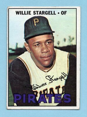 1967 Topps #140 Willie Stargell Pittsburgh Pirates Baseball Card VG+ 