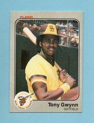 1983 Fleer #360 Tony Gwynn San Diego Padres Rookie Baseball Card NM 