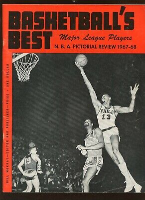 1967/1968 Basketball's Best Yearbook With Wilt Chamberlain Cover VGEX