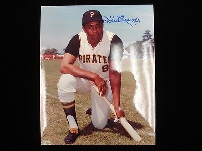 Willie Stargell Autographed 8" x 10" Color Photograph - B&E Hologram